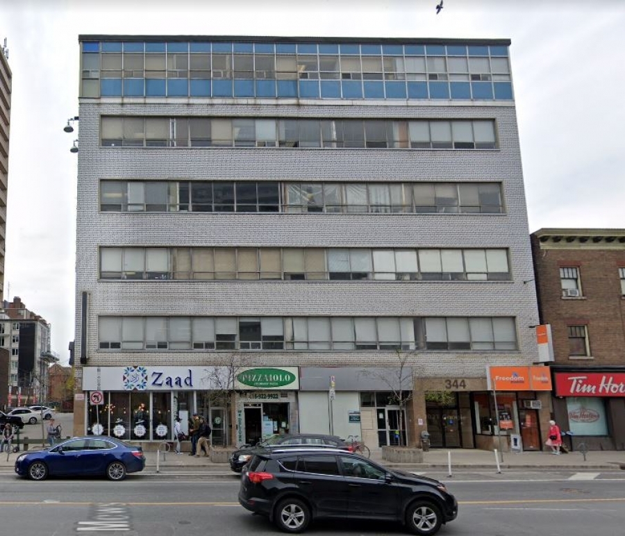 Bloor Building (1961), 336-348 Bloor Street West, Toronto - May 2019 - Image via Google Streetview