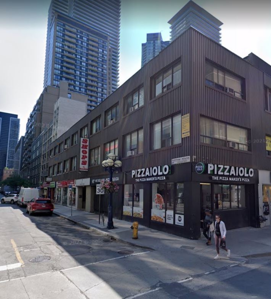 707 Yonge Street & 1-15 Hayden Street, Toronto - June 2021 - Google Streetview