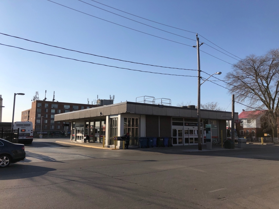 Coxwell Subway Station - photo credit, courtesy of Meredith Stewart