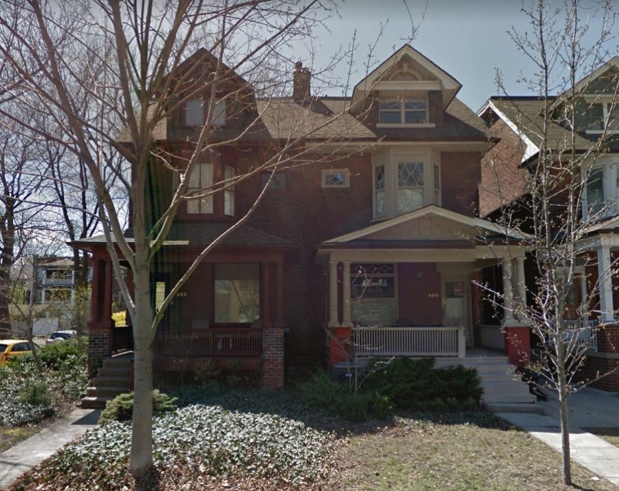 496-498 Markham Street, Toronto - May 2014 - Image via Google Streetview