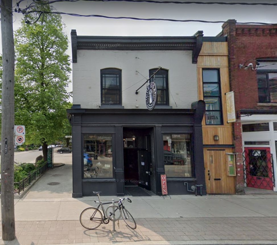 1273 Queen Street West, Toronto - May 2019 - Image via Google Streetview