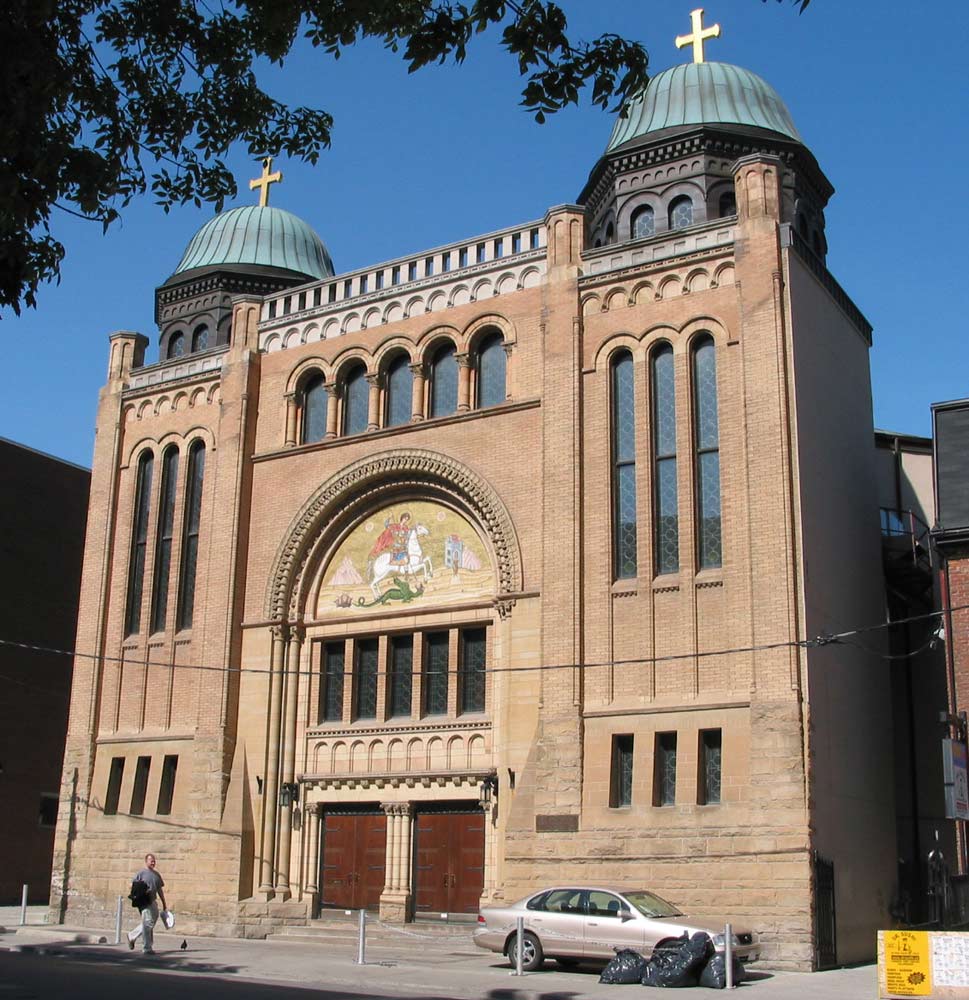 St. George's Greek Orthodox Church around 2006. (Photo by Bob Krawczyk.)