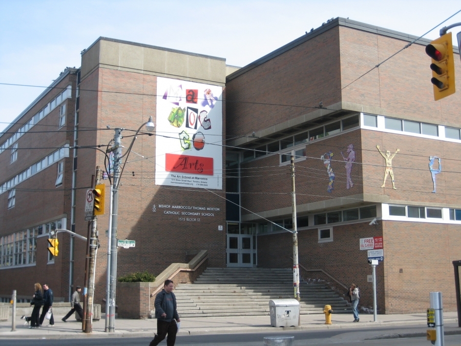 Bishop Marrocco/Thomas Merton Catholic Secondary School (courtesy of mapio.net)