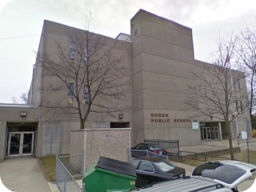 Roden Public School; 1970 building; image courtesy of TorontoÂ´s Historical Plaques