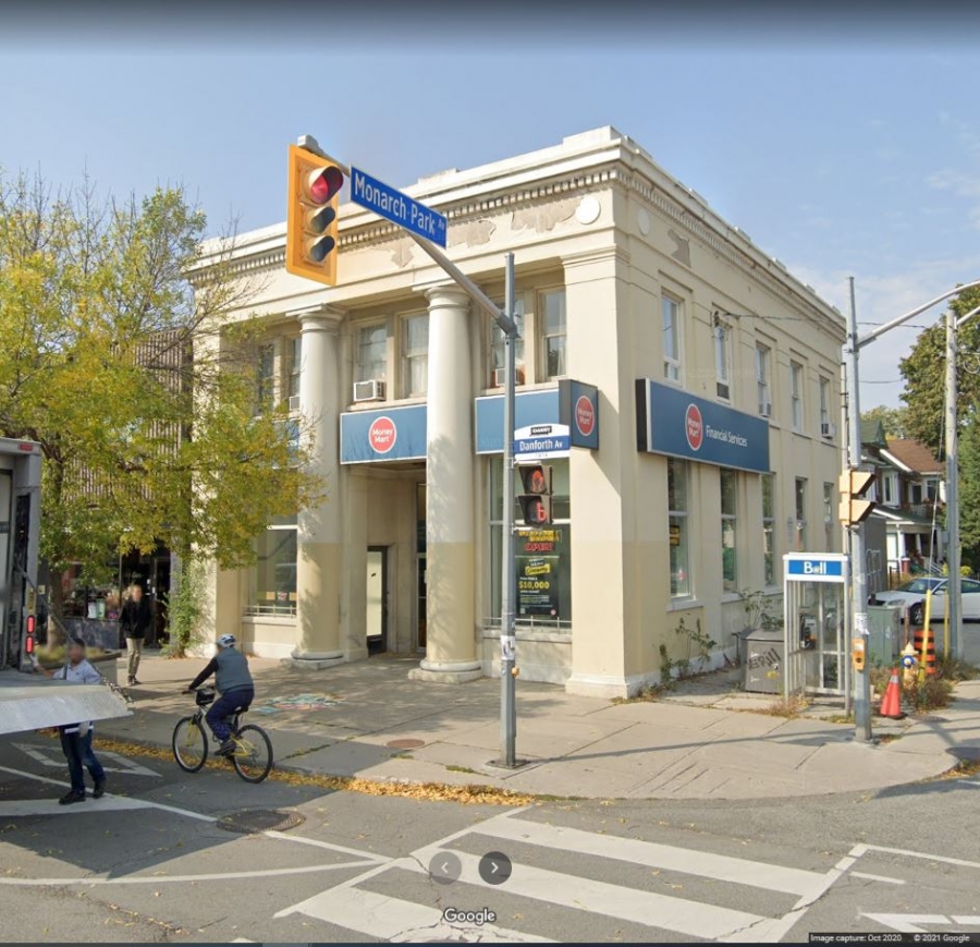 1414-1416 Danforth Avenue - October 2020 - Image via Google Streetview